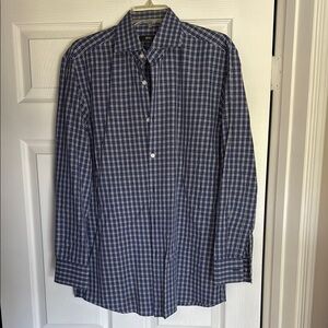 Boss Blue Casual Button Down Shirt
